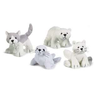   Soft Sports Artic Pals Seal, Fox, Bear and Wolf Set of 4 Toys & Games
