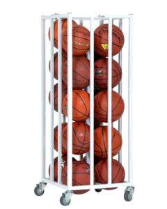 Powermate Vertical Ball Cage   Portable Ball Cart   New  