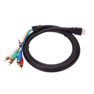  HDMI Male to 5 RCA RGB Audio Video AV Component Cable 