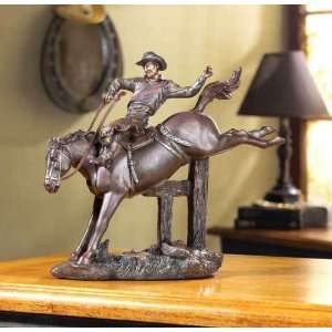  Liberty Bronze Cowboy On Bucking Bronco