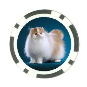  Persian Cat Poker Chip Card Guard Great Gift Idea 