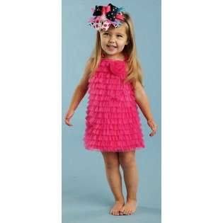 Hot PInk Chiffon Ruffle Dress  Mud Pie Baby Baby & Toddler Clothing 