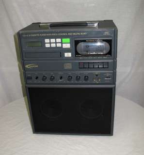 Califone Model 2595AV CD+G & Cassette Player Karaoke Machine  