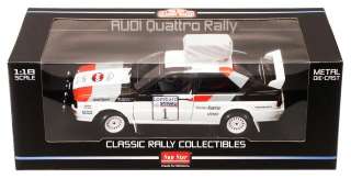SUN STAR CLASSIC RALLY AUDI QUATTRO RALLY RACE CAR #1  