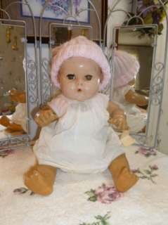   Effanbee DyDee Baby Doll Drink and Wet 1940s Applied Ears 15  