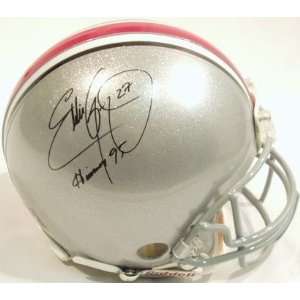 Eddie George Autographed Helmet  Authentic