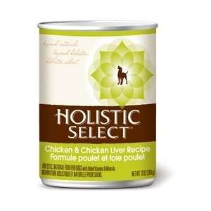  Holistic Select Dog Chicken & Chicken Liver Can Formula 13 