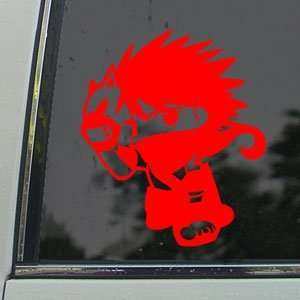  Naruto Red Decal Kakashi Sasuke Car Truck Window Red 