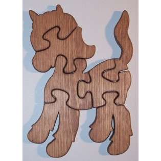 Charlies Shop Wooden Educational Jig Saw Puzzle   Pony