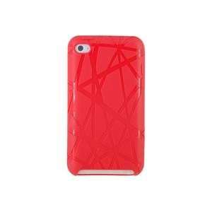   Birds Nest TPU Soft Back Case Shell Cover for Apple iTouch 4 (Red