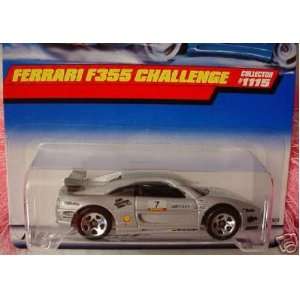 Mattel Hot Wheels 1999 164 Scale Silver Ferrari F355 Challenge Die 