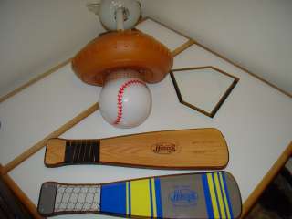   23252 Baseball Ceiling Fan 44 blades for childrens kids rec room etc