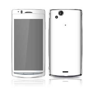  Sony Ericsson Xperia Arc Decal Skin Sticker   Simply White 