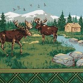 Moose Couple Pair Rustic Cabin Lodge Statues New  
