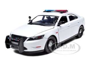 FORD POLICE CAR CONCEPT UNMARKED WHITE 124  