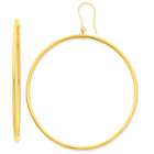 goldia 14k Gold Tube Hoop Dangle Earrings