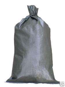 1000 Green Sandbags ties 14x26 Sandbag,Bags,Sand Bags  