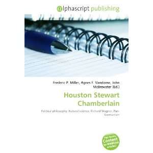  Houston Stewart Chamberlain (9786133963658) Books