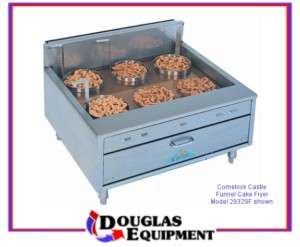 32 Wide Gas Funnel Cake Shallow Fryer Countertop Donut  