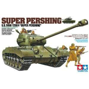   Tamiya 1/35 US T26E4 Super Pershing Tank w/90mm Gun Kit Toys & Games