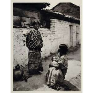  1931 Guatemalan Indian Mayan Women Baby Guatemala NICE 
