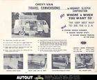 1965 Chevrolet Van Highway Sleeper Travco Camper Ad