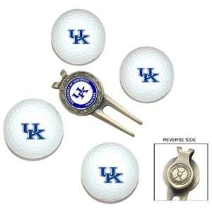Kentucky Wildcats UK NCAA 4 Team Logo Golf Ball Divot Tool Set  