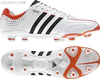 adidas adiPure 11Pro TRX FG Soccer Cleat LEATHER White/Black New Color 