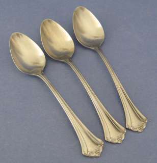Towle Park Manor 3 Place Oval Soup Spoons Rogers Stainless Fan Plume 