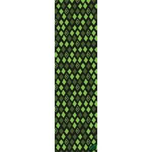  Krooked MOB Diamond Green Grip Tape   9 x 33