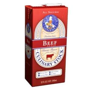 More Than Gourmet Beef Style Culinary Stock, 32 Ounce Units  