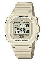   MENS WHITE CLASSIC DIGITAL LCD SPORTS WATCH LED STOPWATCH NEW  
