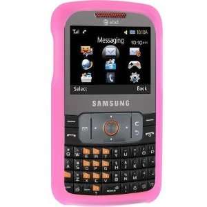   Pink Silicone Skin Cover for AT&T Samsung Magnet A257 Protector Case