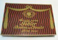 VINTAGE CHOCOLATE TOBLER SWISS CARDBOARD EMPTY BOX  