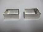 sterling silver napkin holders  