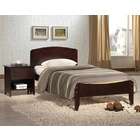 in espresso finish twin size metal bed in espresso finish