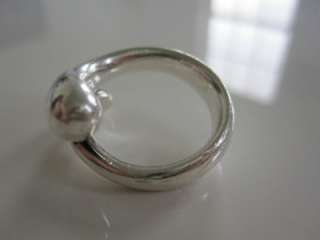 Tiffany & Co. Elsa Peretti Teardrop Band Ring Size 6  