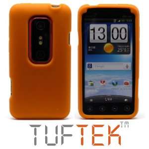 TUF TEK Orange Soft Silicone / Gel / Rubber Skin Cover 