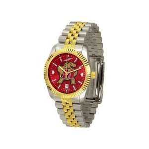  Maryland Terrapins Executive AnoChrome Mens Watch Sports 