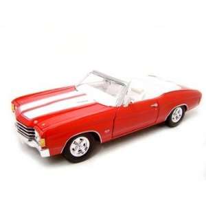  1972 Chevrolet Chevelle SS 454 Red 1/18 scale die cast 