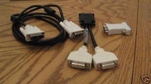 DELL DVI Splitter Y Cable DMS 59 Connector 0H9361 VIDEO  