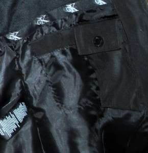   Klein Down Ski Jacket Coat Detachable Faux Fur Hood XXL Black  
