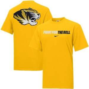 Nike Missouri Tigers Gold Rush the Field T shirt  Sports 