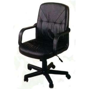  Black Leather Office/Computer Desk Executive Chair w/Gas 