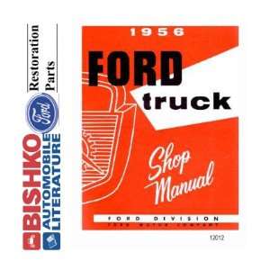  1956 FORD TRUCK Full Line Shop Service Manual CD 