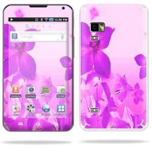   Android WiFi Sticker Skins Pink Flowers Cell Phones & Accessories