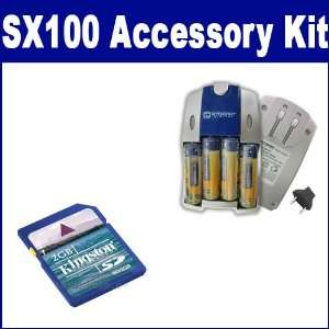  Canon Powershot SX100 IS Digital Camera Accessory Kit 