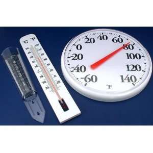  3 Wall Indoor Outdoor Thermometers Weather Rain Gauge 