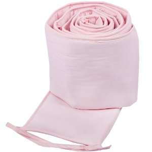  ABC 100% Cotton Percale Crib Bumper   Pink    pink Baby