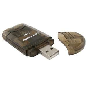 com SDHC Card Reader (Smoke)   Compatible with Sony, SanDisk, Toshiba 